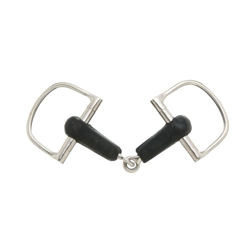 Dee Ring - Rubber Mouth Snaffle, 5"