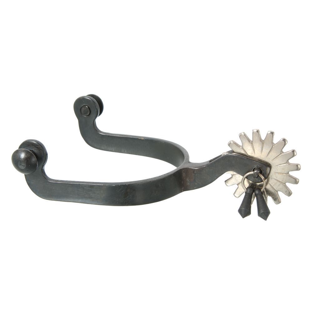 Black Steel Jingle Bob Spurs