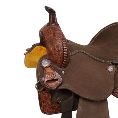 14" Wide Kassidy Spinal Relief Barrel Saddle