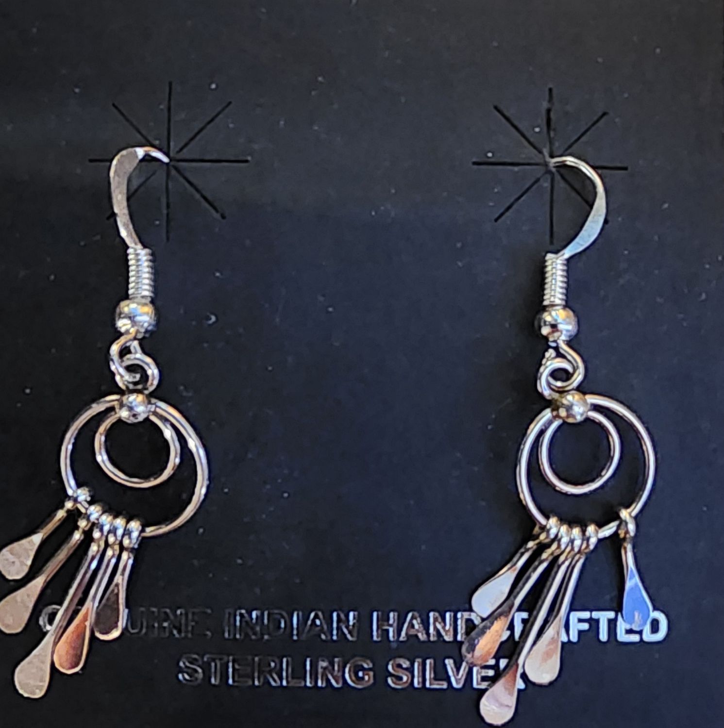 Kotah Bear Sterling Silver Fringe Earrings