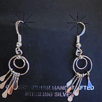 Kotah Bear Sterling Silver Fringe Earrings
