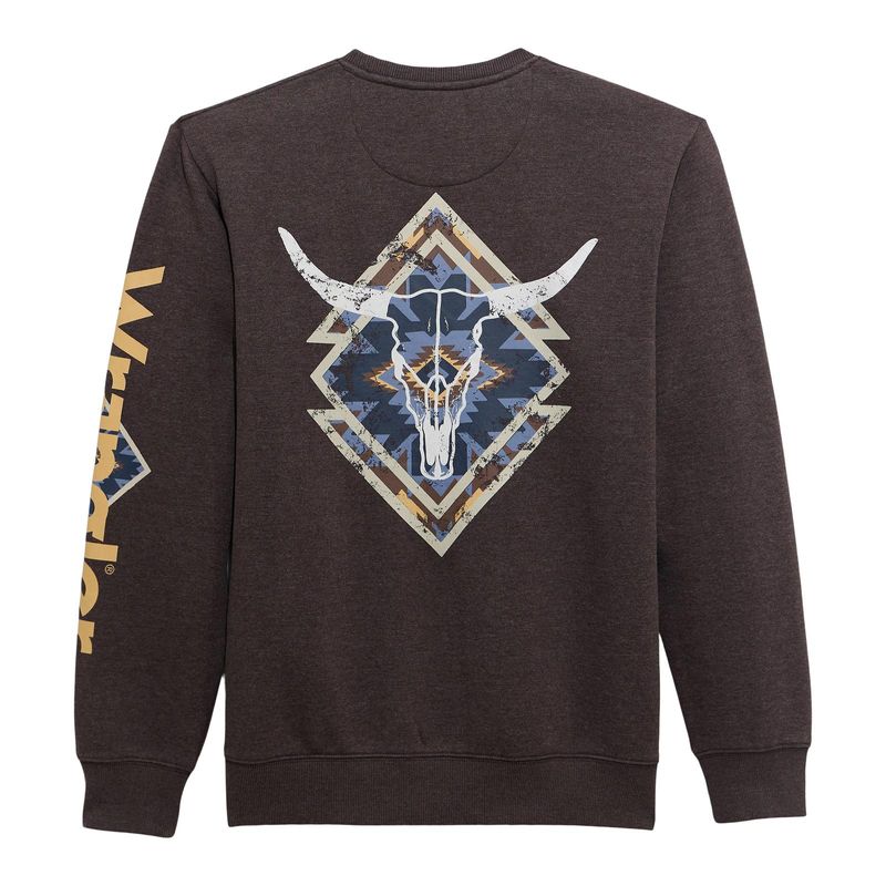 Wrangler® Crew Fleece Pullover - Regular Fit - Mole
