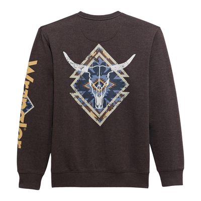 Wrangler® Crew Fleece Pullover - Regular Fit - Mole