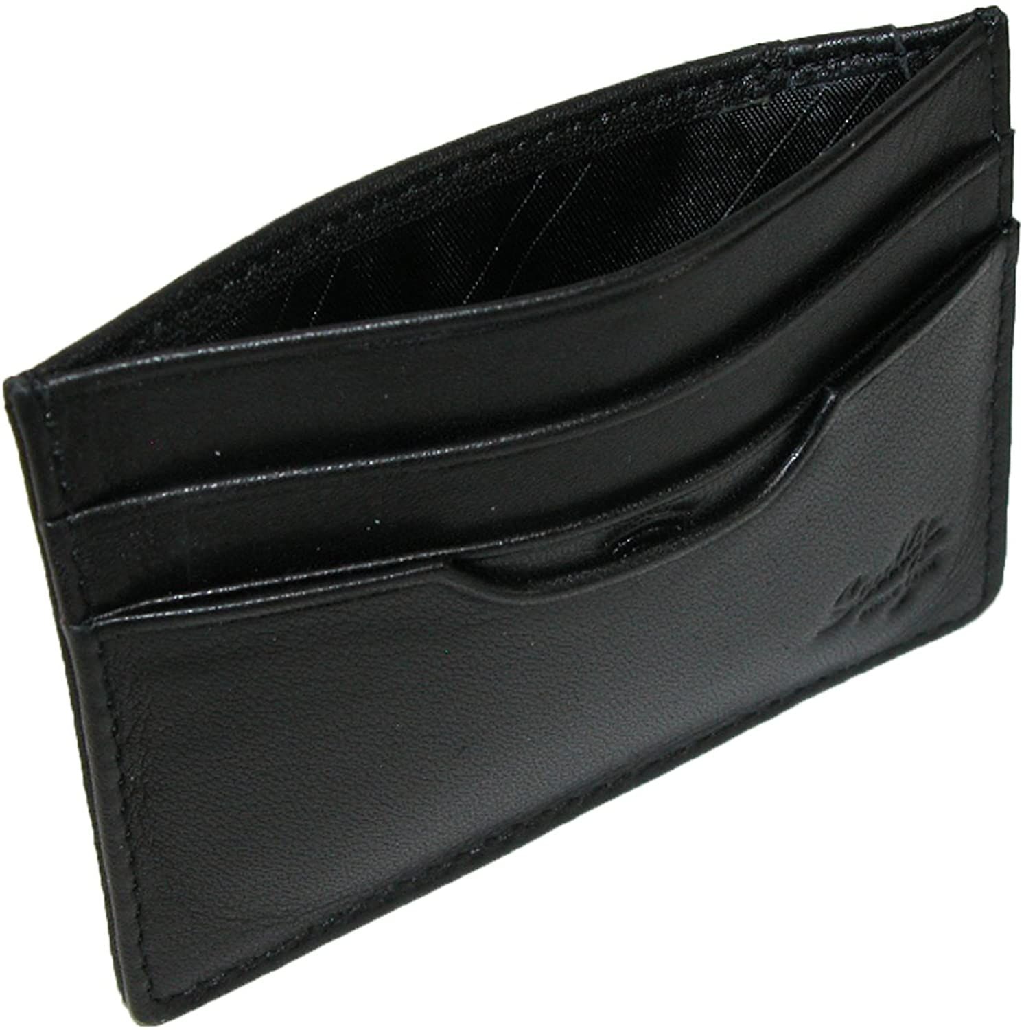 Credit Card Holder - Scully Black Leather
