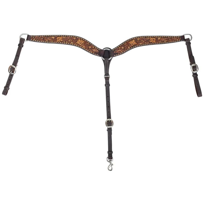 Circle Y Dusty Floral Breast Collar