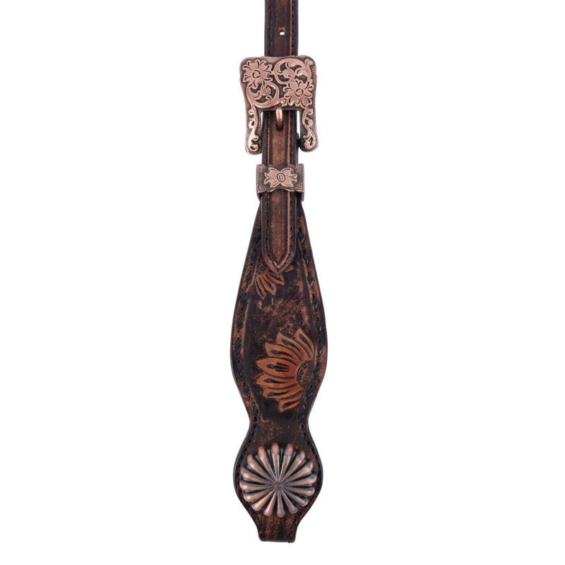 Circle Y Vintage Sunflower One Ear Headstall
