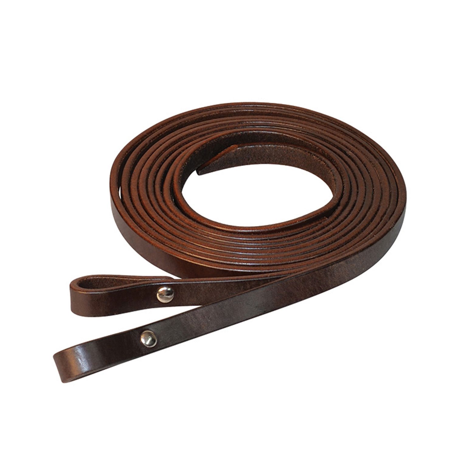 Circle Y Smooth Split Reins - 5/8", Color: Walnut