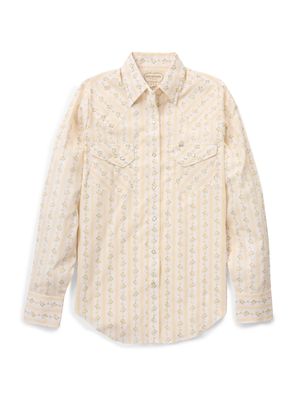 Women's Ely Cowboygirl Buttermilk Rose Print Granddaddy