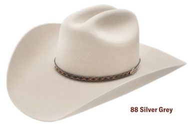 Stetson Medalist 5X Silver Gray