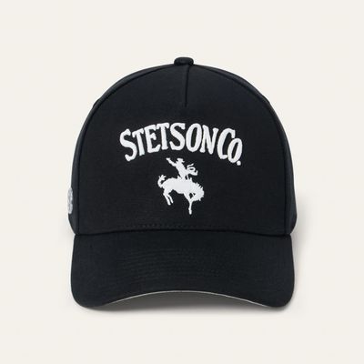 Stetson Cotton Canvas Rider Trucker Ball Cap