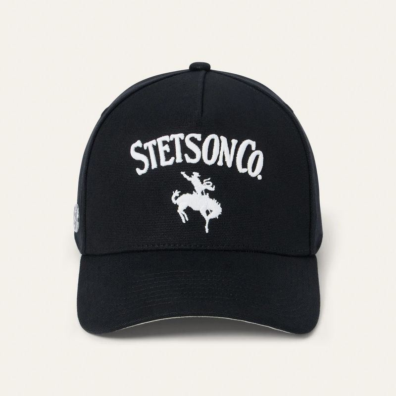 Stetson Cotton Canvas Rider Trucker Ball Cap
