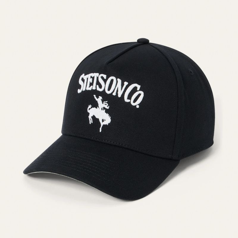 Stetson Cotton Canvas Rider Trucker Ball Cap