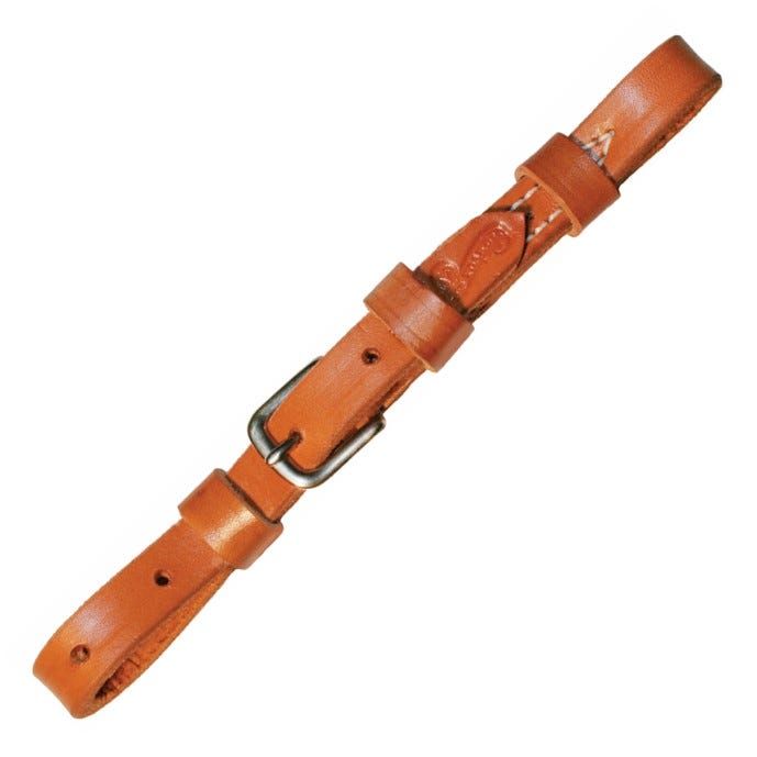 Circle Y Smooth Curb Straps