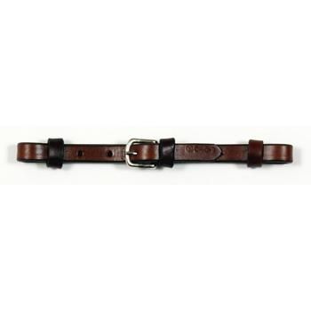 Circle Y Smooth Curb Straps, Color: Walnut