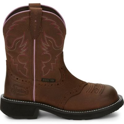Women's Justin Wanette Work Boot 8" Steel Toe