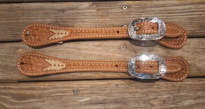 Justin Cody Rawhide Lace Spur Strap