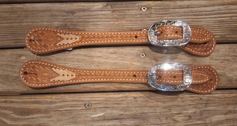 Justin Cody Rawhide Lace Spur Strap