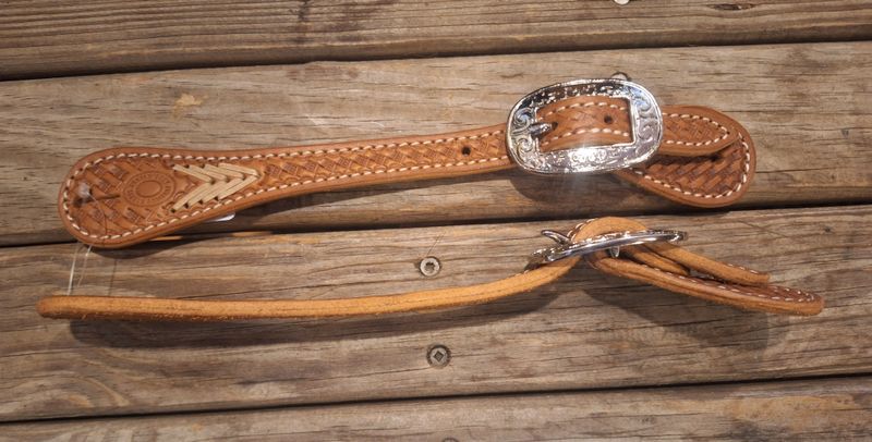 Justin Cody Rawhide Lace Spur Strap