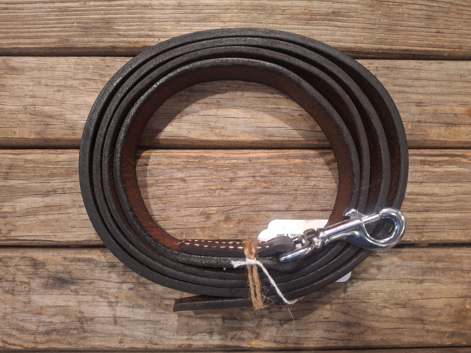 Circle L Leather Lead, Dark Oil (no chain)