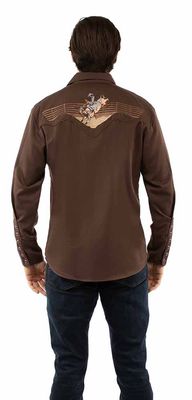 Men's Scully Embroidered Bull Rider