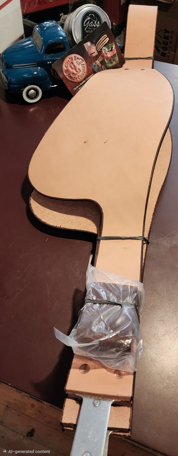 Circle L Replacement Stirrup Fenders, Pair, Color: Unfinished (light)