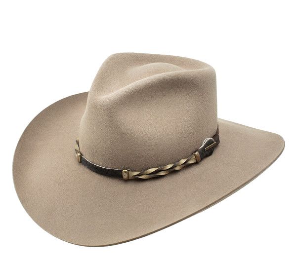 Stetson Drifter4X Wool Pinch Front - Stone