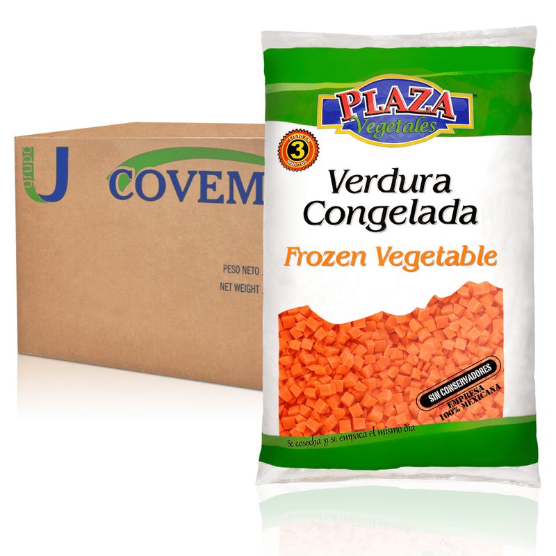 Zanhoría en Cubos Covemex Congelado