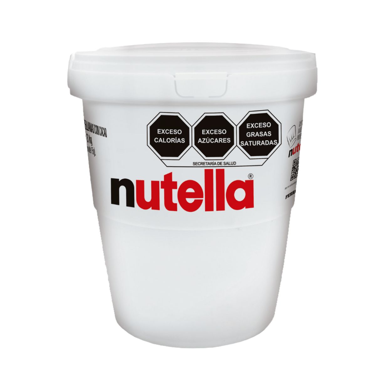 Nutella Crema de Avellanas en Cubeta 3 kilos