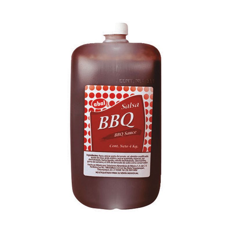 Salsa BBQ en Abal, Heinz Caja con 4 galones de 4 kilogramos