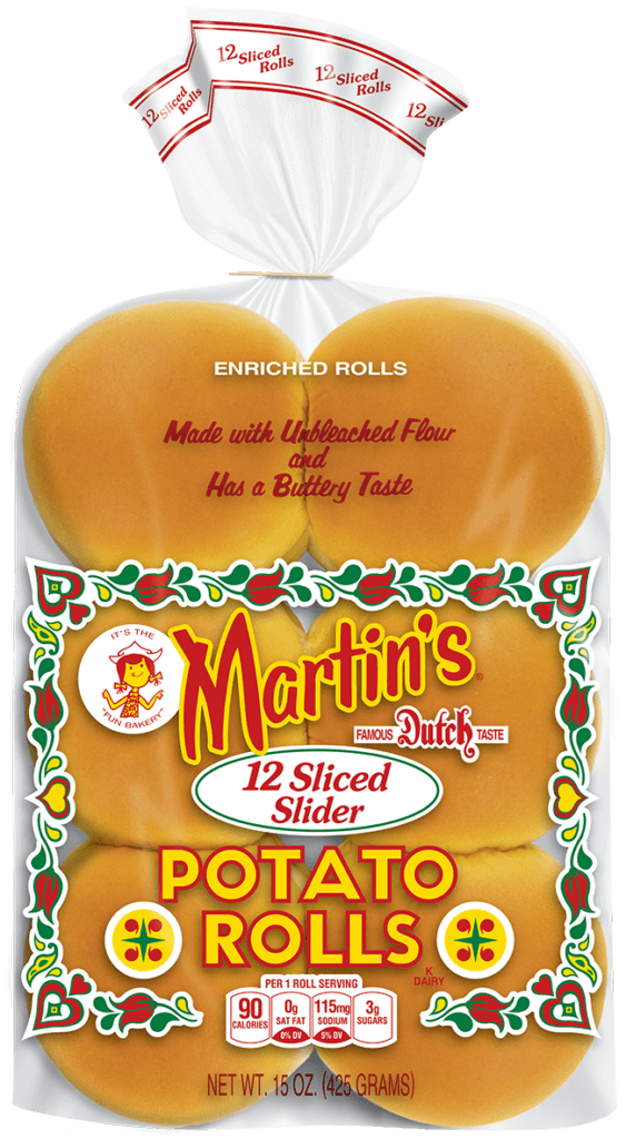 Sandwich Potato Rolls  Pan de Papa Martin’s para Hamburguesas. Pan de papa congelado 12 sliced Slid…