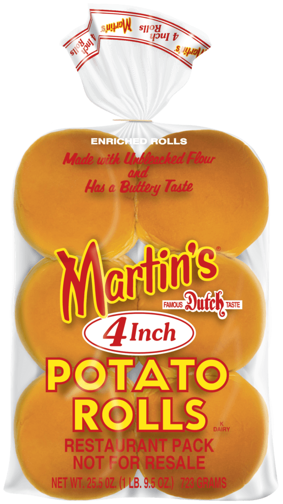 Sandwich Potato Rolls Pan de Papa Martin's para Hamburguesa. Pan de Papa congelado 4 inches Pan de …