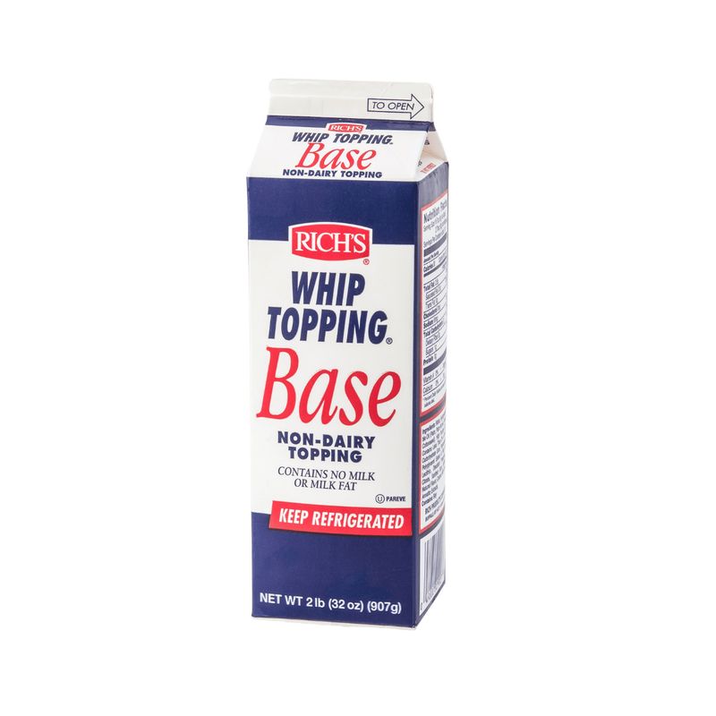 Whip Topping Base Rich's Litro, Crema para Batir Presentación Institucional