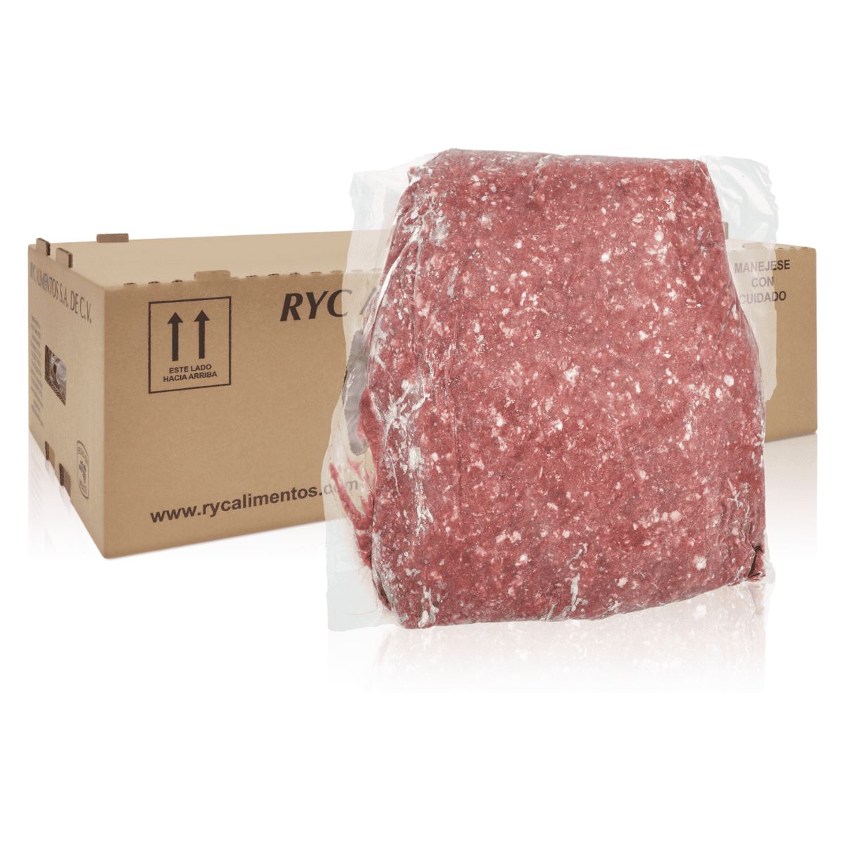 Carne Molida 4 bolsas de 5 kg, Caja de 20 kg Presentación Institucional