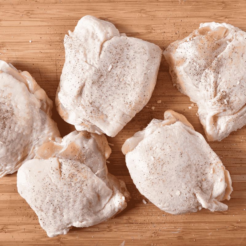 Muslo Natural Deshuesado IQF, Muslo Natural de Pollo Deshuesado