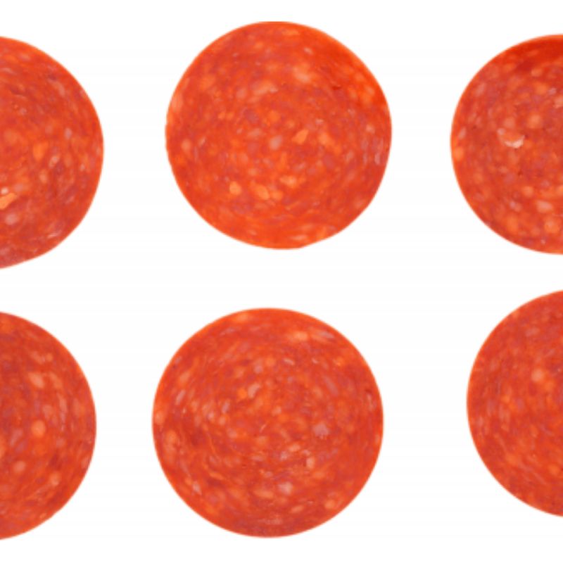 Sliced Pepperoni Hillshire, pepperoni rebanado, pepperoni congelado
