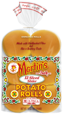 Sandwich Potato Rolls  Pan de Papa Martin’s para Hamburguesas. Pan de papa congelado 12 sliced Slid…