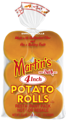 Sandwich Potato Rolls Pan de Papa Martin's para Hamburguesa. Pan de Papa congelado 4 inches Pan de …