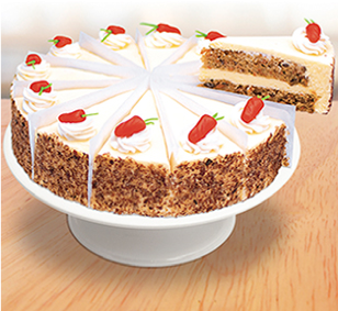 Pastel de zanahoria, pastel de zanahoria con 12 rebanadas, pastel de zanahoria rebanado, pastel de …