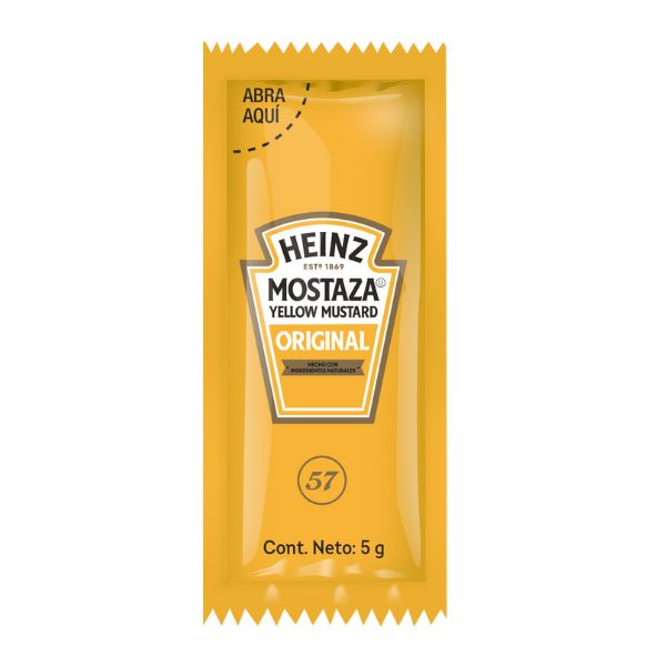 Mostaza Heinz® en Sobre