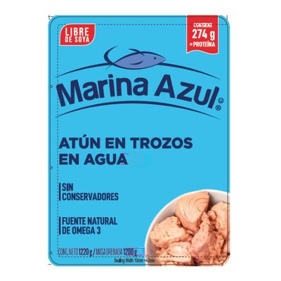 Atún en Agua Marina Azul
