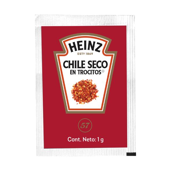 Chile Quebrado en Sobre Heinz
