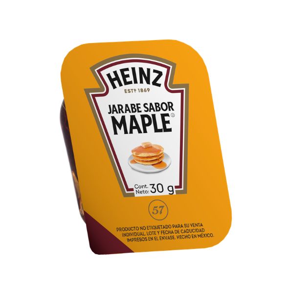 Jarabe de Maple Heinz® 72 piezas de 30 g