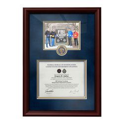 Frame: Combo certificate &amp; picture w/ session coin