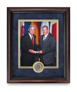 Frame: Picture, portrait w/ session coin