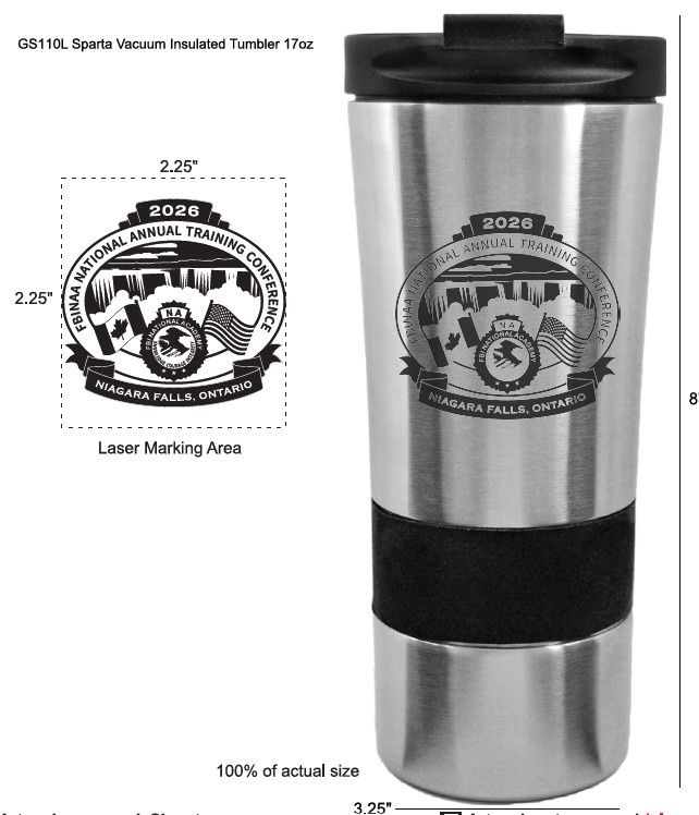 Tumbler 17oz 2026 Conference Logo