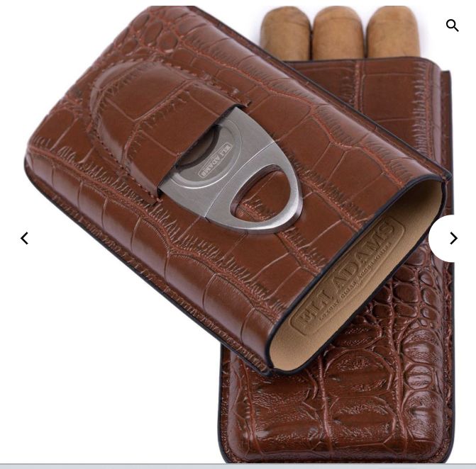 Leather Cigar Carry Case