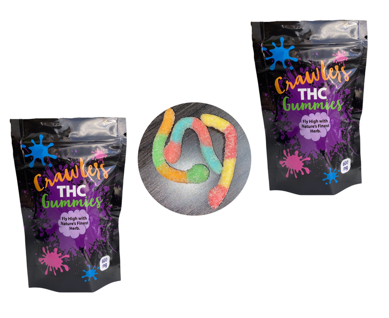 600mg Gummy Worms - 10pc