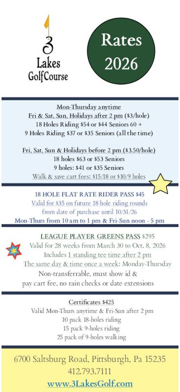 Certificates 9 Hole 15 Pack Riding