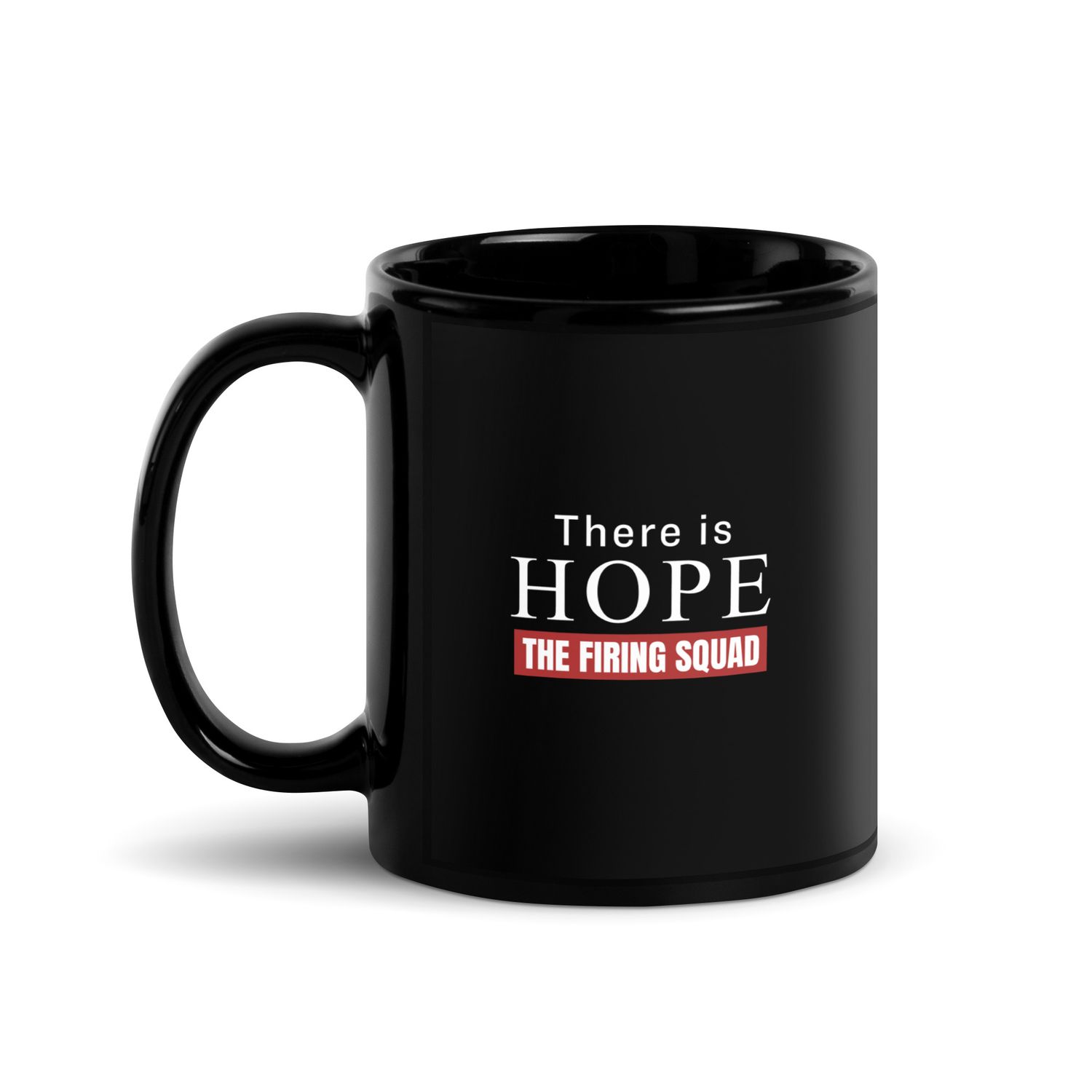 The Firing Squad-Black Glossy Mug