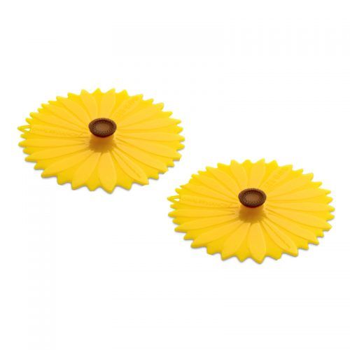 Ens. de couvercle en silicone tournesol (10.5cm) de Charles Viancin (chaud)
